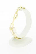 Paperclip Armband 14 Karat - 20,9 cm
