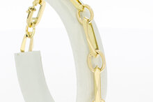 14 Karat Paperclip Armband - 21,2 cm