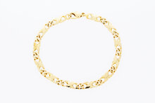 14 Karat Panzer Infinity Armband - 19,5 cm