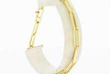 Paperclip Armband 14 Karat - 21,8 cm