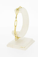 Paperclip Armband 14 Karat - 21,8 cm