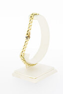 Panzer Armband 585  Gold - 22,7 cm