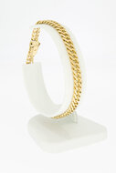 Panzer Armband 14 Karat Gold - 18,9 cm