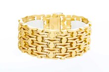Geflochtene 18 Karat Armband - 19 cm