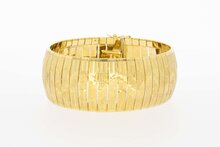 Breites Armband 18 Karat - 19,5 cm