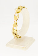 Panzer Armband 18 Karat Gelbgold - 21,4 cm