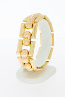 Barren Armband 18 Karat Geldgold - 19,8 cm
