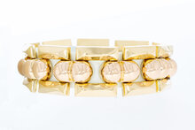 Barren Armband 18 Karat Geldgold - 19,8 cm