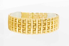 18 Karat breites Goldarmband - 20,5 cm