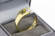 Ring 750 Gold mit Diamant - 22,1 mm