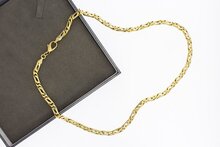 Falkenaugen M&auml;nner 585 Goldkette - 55,5 cm