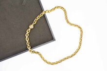 Anker Damen Halskette 750 Gold - 45,8 cm