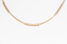 Panzer Damen Halskette Gelbgold - 43,5 cm