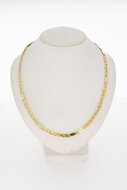 Falkenauge Damenhalskette 585 Gold - 42,7 cm