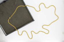 Panzerkette 750 Gelbgold - 89,9 cm