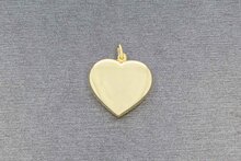 Herz Anh&auml;nger 14 Karat Gold - 2 cm