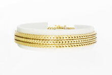 Retro Armband 14 Karat  Gelbgold - 18,5 cm