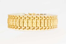 Retro Armband 18 Karat Gold - 19 cm