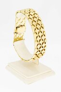 14 Karat Gold breites Retro Armband - 20,3 cm