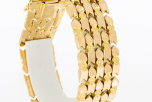 18 Karat Gold breites Armband - 19,8 cm