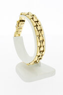 14 Karat Gold breites Armband - 19,7 cm