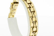 14 Karat Gold breites Armband - 19,7 cm