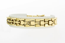 14 Karat Gold breites Armband - 19,7 cm