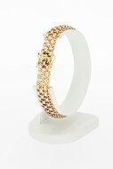 14 Karat Gold breites Armband - 19,8 cm