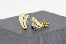 Diamanten Ohrstecker 14 karat Gold - 9,4 mm