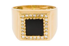 22 Karat Gold Herren Siegelring - 19.6