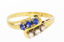 585 Gold Edelstein Damen Ring - 19,2 mm
