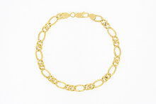 Falkenauge Armband 18 Karat Gold - 19,9 cm
