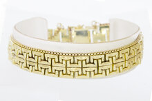 Gelbgold Barren Armband 585 - 19,1 cm
