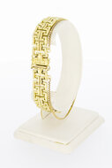 Gelbgold Barren Armband 585 - 19,1 cm