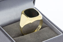 Heliotrop Siegelring 14 Karat - 20,5 mm