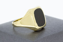 Heliotrop Siegelring 14 Karat - 20,5 mm