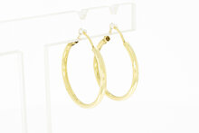 Ohrringe 14 Karat Gelbgold - 23 mm