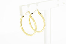 Ohrringe 14 Karat Gelbgold - 23 mm