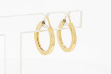 Damen Ohrringe 750 Gold - 19,5 mm