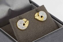 Damen Diamant Ohrstecker 14 Karat Gold