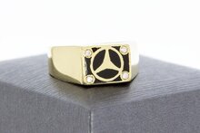 14 Karat Mercedes Goldring - 19,4 mm