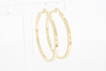 Gold Ohrringe Damen 14 Karat - 5,5 cm