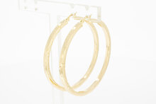 Gold Ohrringe Damen 14 Karat - 5,5 cm