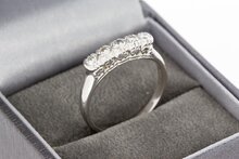 Wei&szlig;gold diamant-ring 585 Gold - 18,5
