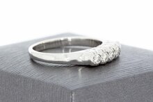 Wei&szlig;gold diamant-ring 585 Gold - 18,5