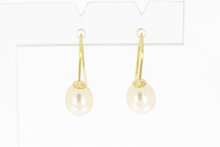 14 Karat  Gold Perlen Ohrh&auml;nger Damen - 1,9 cm