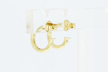 14 Karat Damen Goldohrringe - 1,2 cm