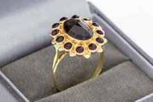 Vintage Granaten- Ring 585 Gold - 17,7 mm
