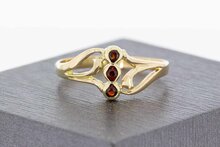 Vintage Granat Goldring 14 Karat - 19,6 mm