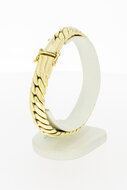 Panzerarmband 14 Karat Gold - 21,2 cm